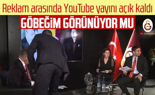 GS TV Reklam arası Youtube yayınını açık unutunca..